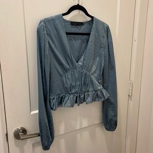 House of Harlow X Revolve Cheetah Blouse